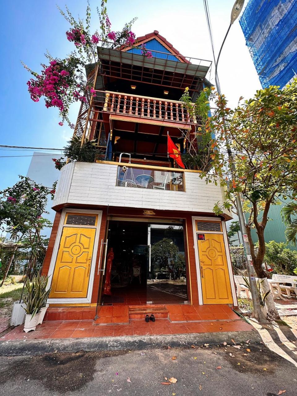 Biet Thu Go Wooden House Quy Nhon Canh Bien Villa Exteriör bild